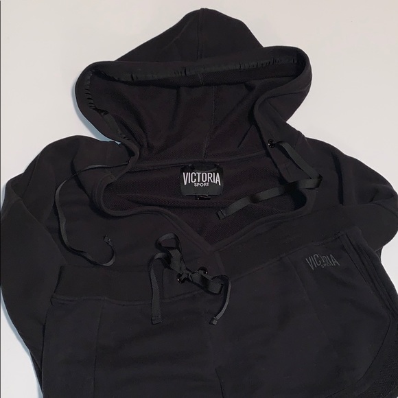 Victoria's Secret Tops - Victoria Sport Hoodie and Shorts Set